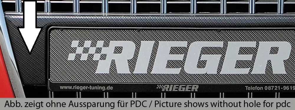 Rieger Tuning Rieger držák RZ pro Audi A4 8H kabriolet před faceliftem, plast ABS s povrchovou úpravou Carbon-Look