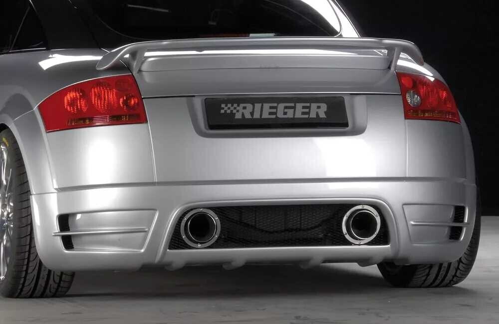 Rieger Tuning Rieger spoiler pod zadní nárazník new Design pro Audi TT 8N kupé, roadster r.v. 98-03, plast ABS bez povrchové úpravy