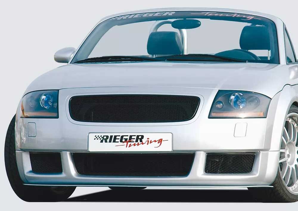 Rieger Tuning Rieger spoiler pod přední nárazník RS4-Look pro Audi TT 8N kupé, roadster, r.v. 98-03, plast ABS bez povrchové úpravy