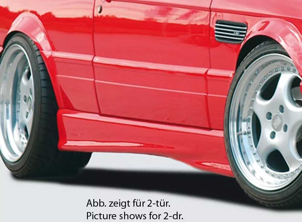 Rieger Tuning Rieger boční práh mont. strana pravá pro BMW řada 3 E30 4-dvéř., sedan, touring, plast ABS bez povrchové úpravy