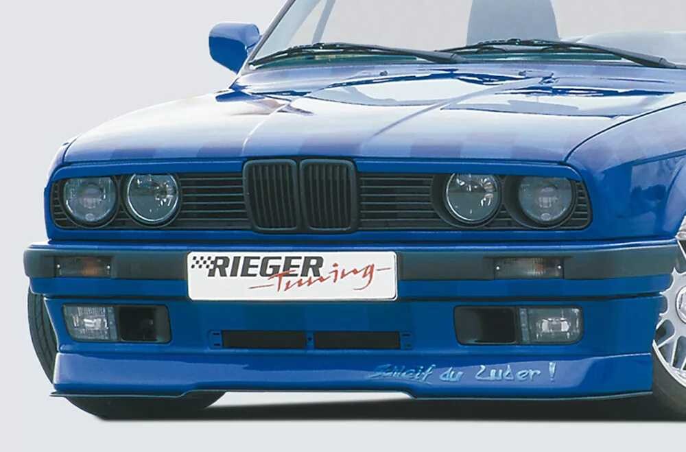 Rieger Tuning Rieger spoiler pod přední nárazník pro BMW řada 3 E30 kabriolet, kupé, sedan, touring, plast ABS bez povrchové úpravy