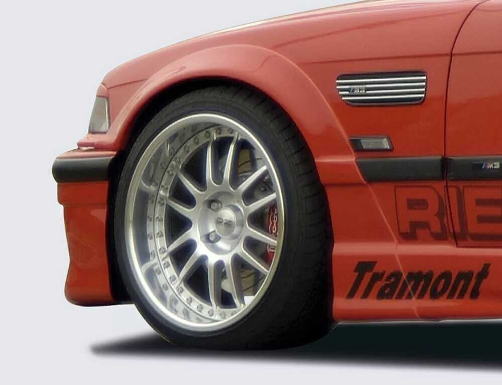 Rieger Tuning Rieger lem blatníku widebody II pro BMW řada 3 E36 kabriolet, kupé, sedan, GFK (laminát), mont. strana levá