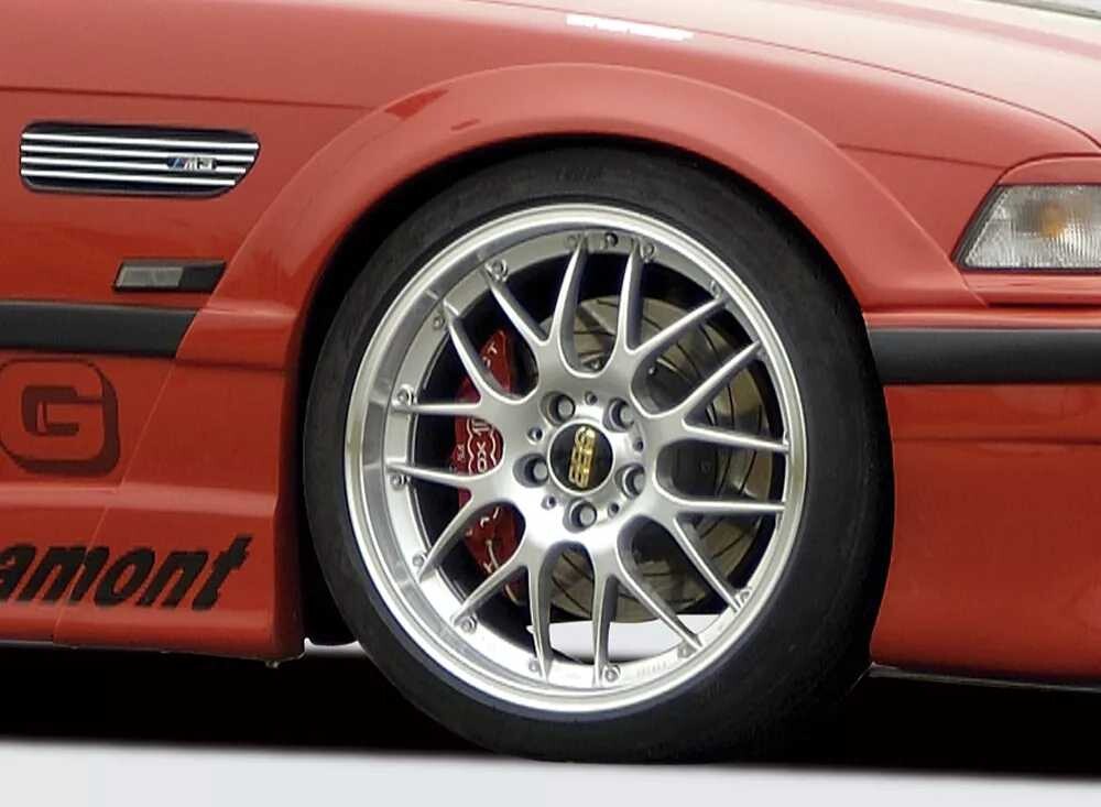 Rieger Tuning Rieger lem blatníku widebody II pro BMW řada 3 E36 kabriolet, kupé, sedan, GFK (laminát), mont. strana pravá