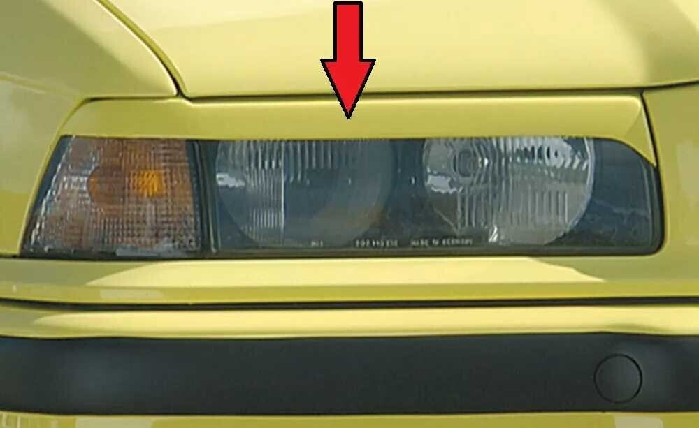 Rieger Tuning Rieger mračítka světlometů pro BMW řada 3 E36 compact, sedan, touring, plast ABS bez povrchové úpravy