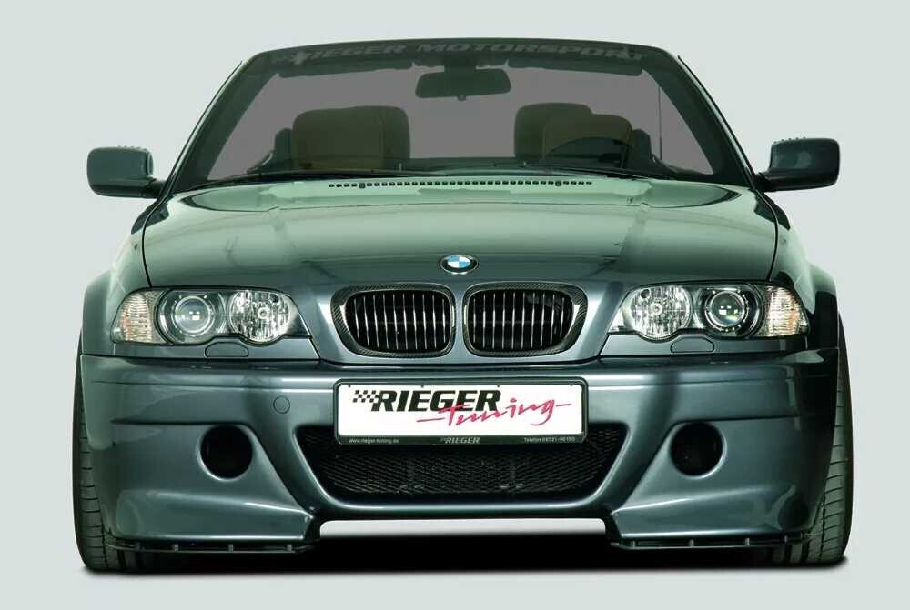 Rieger Tuning Rieger přední nárazník pro BMW řada 3 E46 sedan, touring, plast ABS bez povrchové úpravy