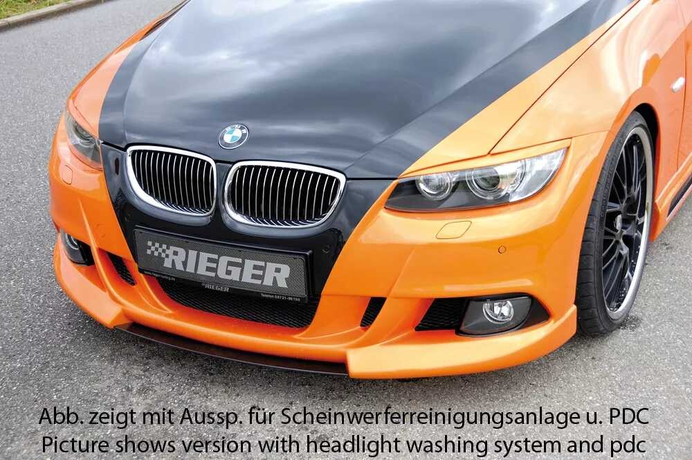 Rieger Tuning Rieger přední nárazník pro BMW řada 3 E92, E93 kabriolet, kupé před faceliftem, plast ABS bez povrchové úpravy