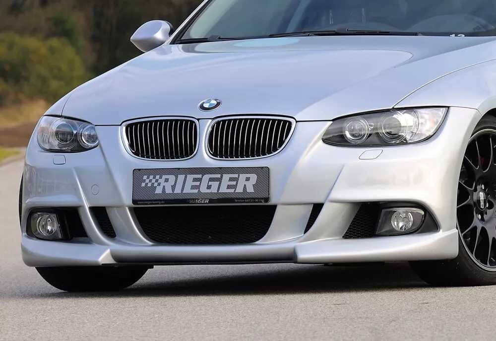 Rieger Tuning Rieger přední nárazník pro BMW řada 3 E92, E93 kabriolet, kupé před faceliftem, plast ABS bez povrchové úpravy, pro vozy s ostřikovači světlometů