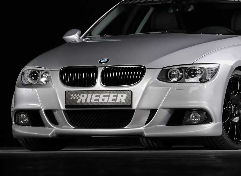 Rieger Tuning Rieger přední nárazník pro BMW řada 3 E92, E93 kabriolet, kupé po faceliftu LCI, plast ABS bez povrchové úpravy