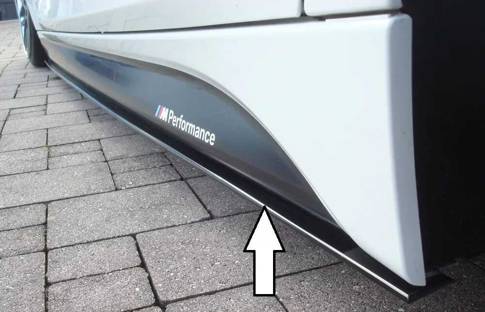 Rieger Tuning Rieger spoiler pod boční práh mont. strana levá pro BMW řada 3 F30, F31 sedan, touring vč. faceliftu, r.v. 02/12-06/15, 07/15-, 10/12-06/15, plast ABS bez povrchové úpravy