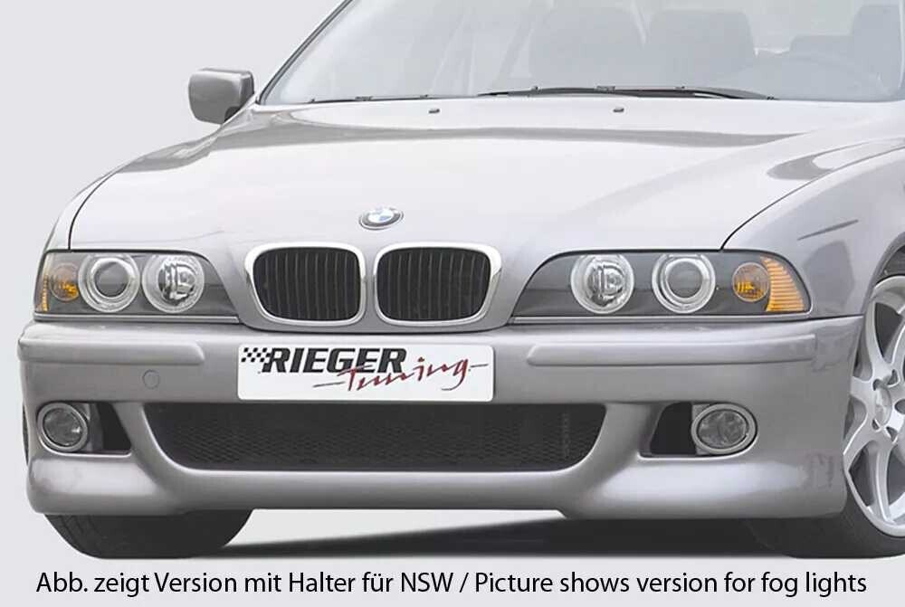 Rieger Tuning Rieger přední nárazník pro BMW řada 5 E39 sedan, touring, plast ABS bez povrchové úpravy, bez parkovacího asistenta (PDC)