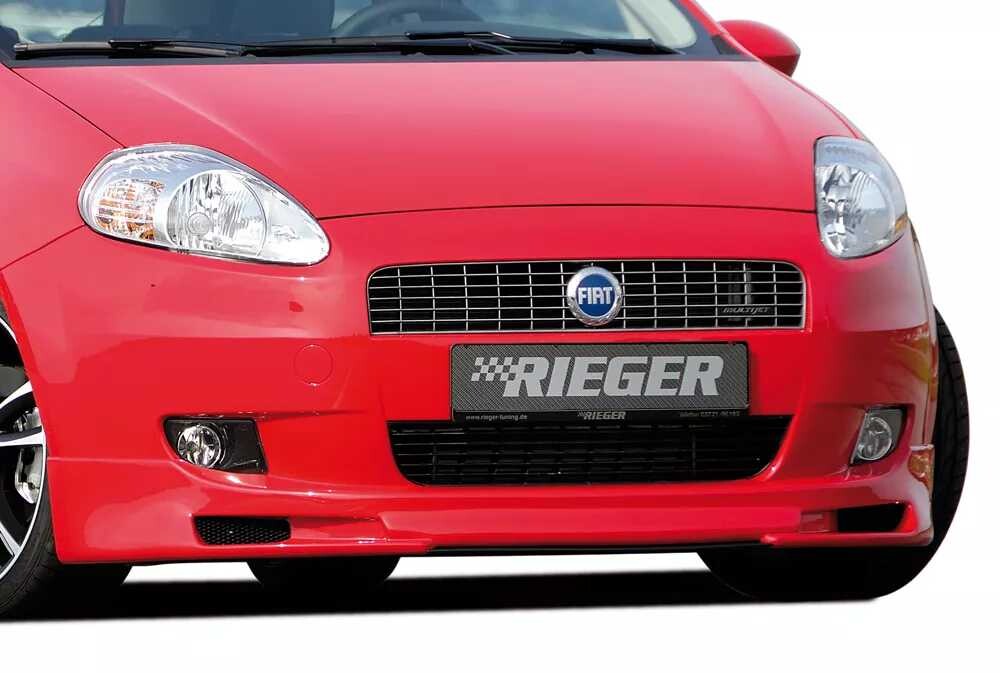 Rieger Tuning Rieger spoiler pod přední nárazník pro Fiat Grande Punto 199 3-dvéř., 5-dvéř., r.v. 10/05-, plast ABS bez povrchové úpravy