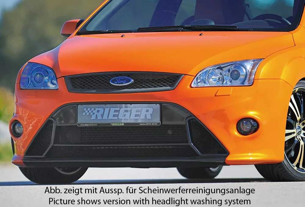 Rieger Tuning Rieger přední nárazník pro Ford Focus 2 vč. ST 3-dvéř., 5-dvéř. před faceliftem, plast ABS bez povrchové úpravy, pro vozy bez ostřikovačů světlometů