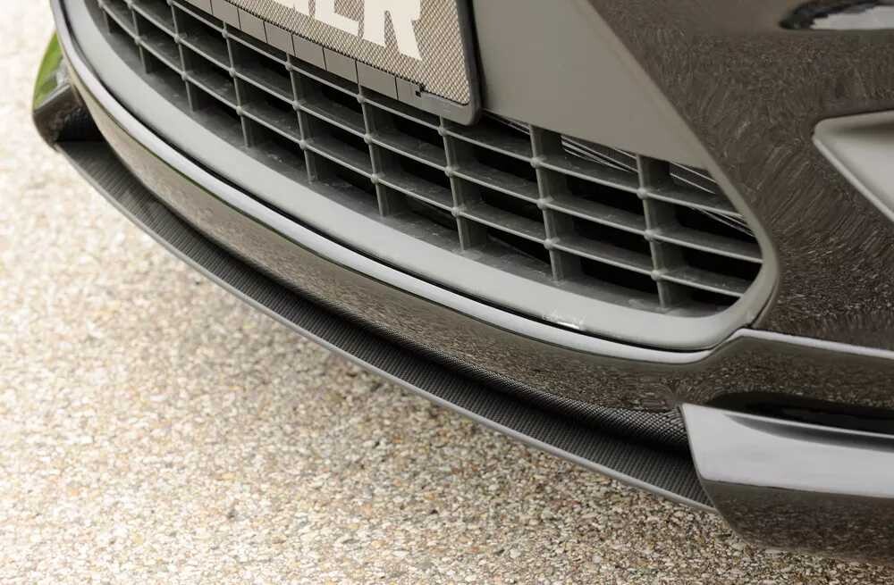 Rieger Tuning Rieger lipa pod přední nárazník Rieger pro Ford Focus 2 3-dvéř., 5-dvéř. po faceliftu, 02/08-01/11, plast ABS s povrchovou úpravou Carbon-Look
