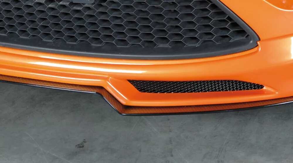 Rieger Tuning Rieger lipa pod přední nárazník Rieger pro Ford Focus 2 ST 3-dvéř., 5-dvéř. po faceliftu, 02/08-01/11, plast ABS s povrchovou úpravou Carbon-Look