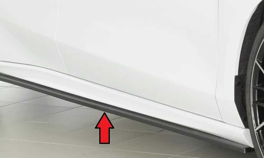 Rieger Tuning Rieger spoiler pod boční práh mont. strana pravá pro Ford Focus 4 DEH, ST 5-dvéř. (combi), 5-dvéř. (hatchback), 5-dvéř. (sedan), r.v. 06/19-, 09/18-, plast ABS bez povrchové úpravy