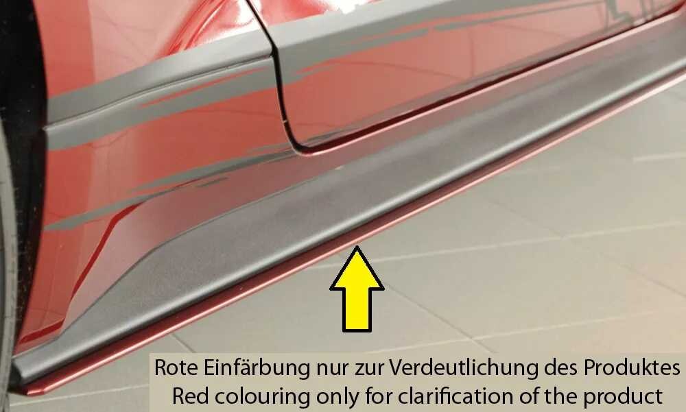 Rieger Tuning Rieger spoiler pod boční práh mont. strana pravá pro Ford Mustang 6 LAE kabriolet, kupé před faceliftem, r.v. 11/14-07/17, plast ABS bez povrchové úpravy