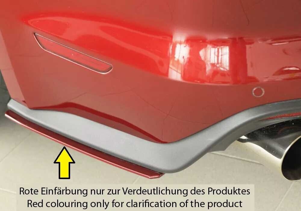 Rieger Tuning Rieger spoiler pod zadní nárazník na levé straně pro Ford Mustang 6 LAE kabriolet, kupé před faceliftem r.v. 11/14-07/17, plast ABS bez povrchové úpravy