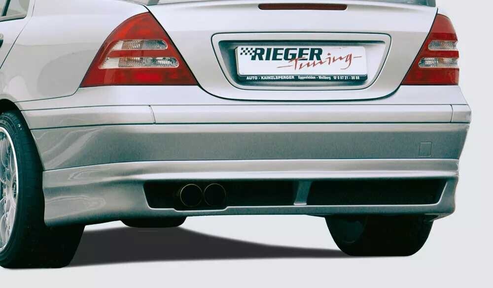 Rieger Tuning Rieger spoiler pod zadní nárazník pro Mercedes třída C W203 sedan, t-model r.v. 05/00-, plast ABS bez povrchové úpravy
