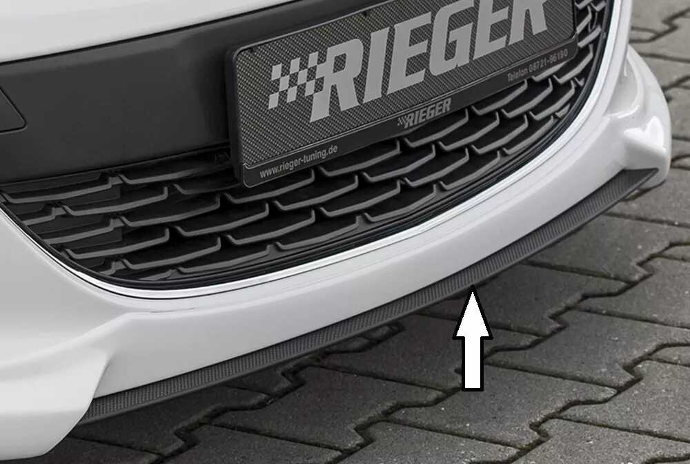 Rieger Tuning Rieger lipa pod přední nárazník Rieger pro Opel Astra J 5-dvéř., hatchback, sedan, sedan/notchback, sports tourer po faceliftu, 10/12-, plast ABS s povrchovou úpravou Carbon-Look