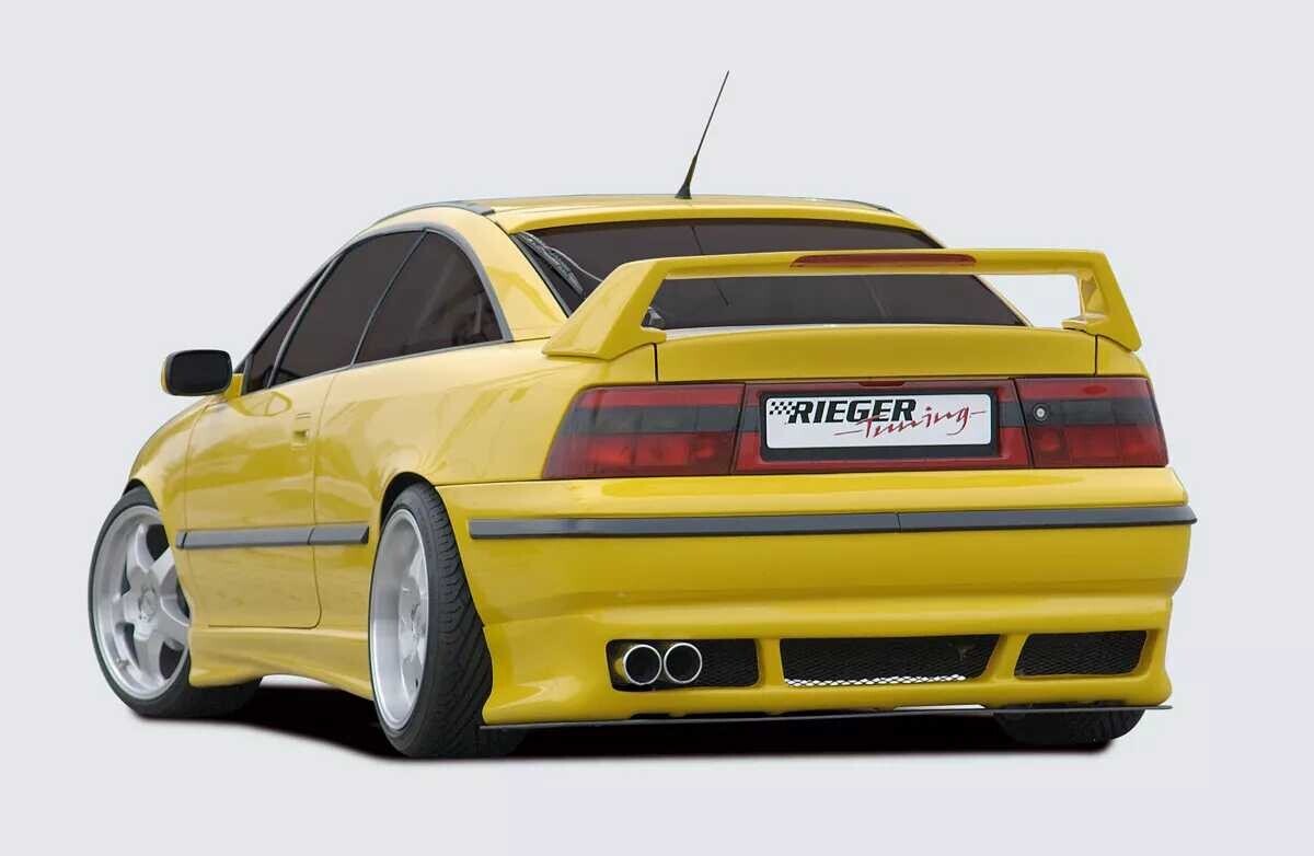 Rieger Tuning Rieger spoiler pod zadní nárazník pro Opel Calibra A 3-dvéř. r.v. 03/90-, plast ABS bez povrchové úpravy