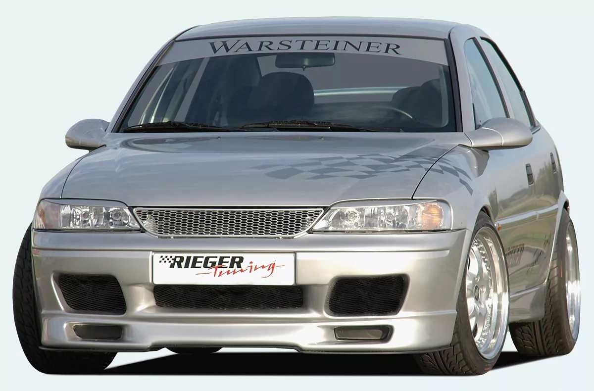 Rieger Tuning Rieger přední nárazník pro Opel Vectra B caravan, hatchback, notchback, plast ABS bez povrchové úpravy