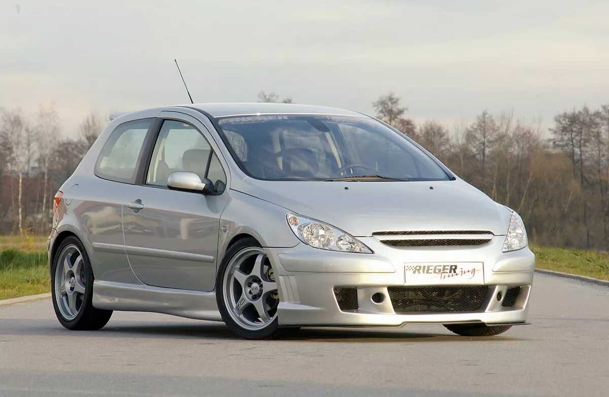 Rieger Tuning Rieger boční práh mont. strana pravá pro Peugeot 307 convertible CC, sedan vč. faceliftu, r.v. 04/01-04/05, 05-05-, plast ABS bez povrchové úpravy