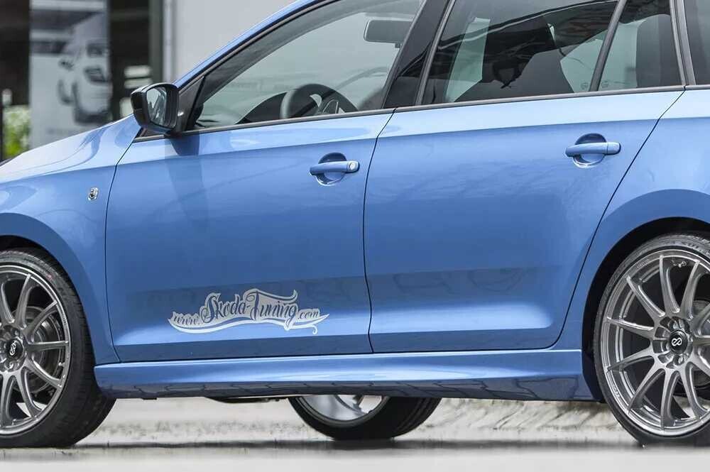 Rieger Tuning Rieger boční práh mont. strana levá pro Škoda Rapid NH notchback, spaceback vč. faceliftu, r.v. 05/17-, 07/12-04/17, plast ABS bez povrchové úpravy