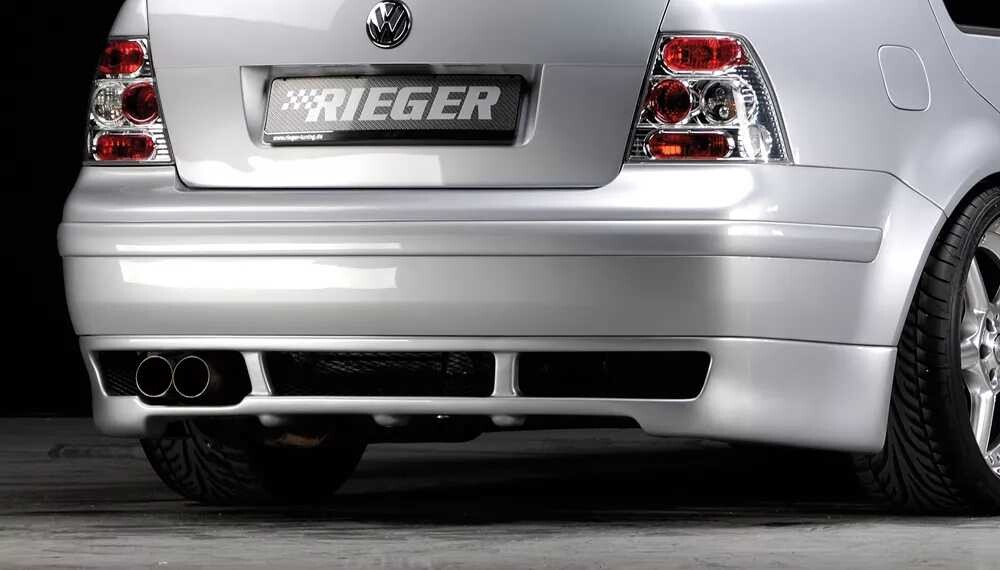 Rieger Tuning Rieger spoiler pod zadní nárazník pro Volkswagen Bora 1J sedan, plast ABS bez povrchové úpravy