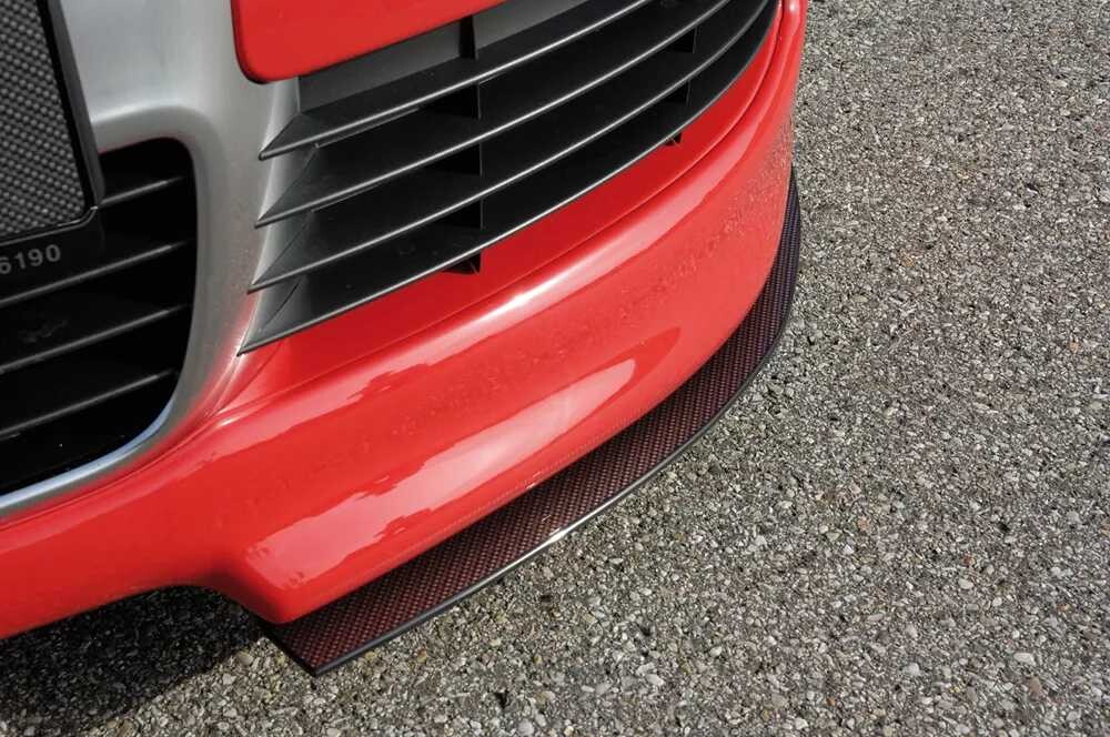 Rieger Tuning Rieger lipa pod přední nárazník Rieger pro Volkswagen Golf 5 1K R32, 01/05-, plast ABS s povrchovou úpravou Carbon-Look
