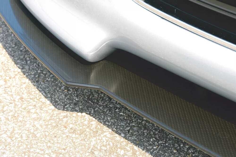 Rieger Tuning Rieger lipa pod přední nárazník Rieger pro Volkswagen Eos 1F kabriolet před faceliftem, 04/06/-11/10, plast ABS s povrchovou úpravou Carbon-Look,