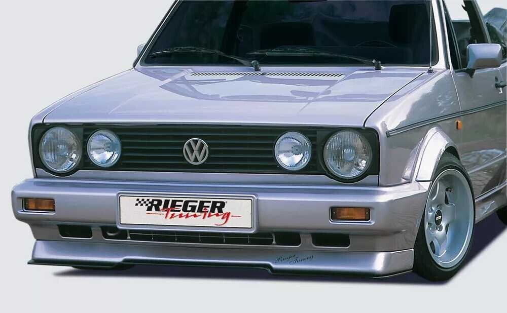 Rieger Tuning Rieger spoiler pod přední nárazník pro Volkswagen Golf 1 kabriolet, plast ABS bez povrchové úpravy