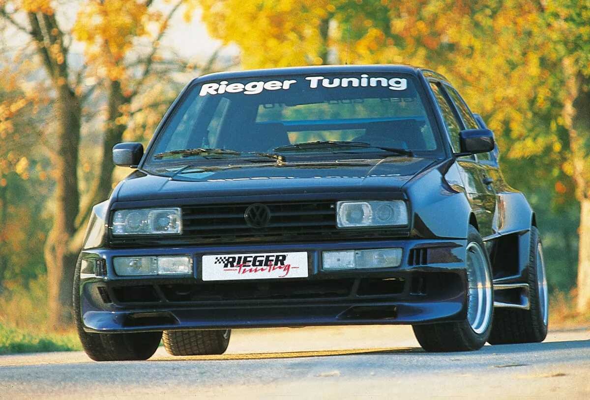Rieger Tuning Rieger boční práh widebody II mont. strana pravá pro Volkswagen Golf 2, r.v. 83-91, GFK (laminát)
