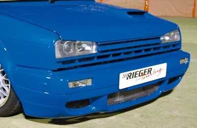 Rieger Tuning Rieger spoiler pod přední nárazník pro Volkswagen Golf 2, r.v. 83-91, plast ABS bez povrchové úpravy