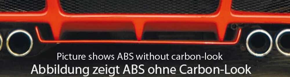 Rieger Tuning Rieger difuzor pod zadní nárazník pro Volkswagen Golf 4 1J, 10/97-03, plast ABS s povrchovou úpravou Carbon-Look