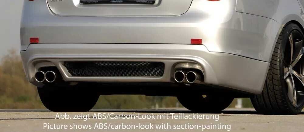 Rieger Tuning Rieger spoiler pod zadní nárazník pro Volkswagen Jetta 3 1KM 5-dvéř. r.v. 08/05-, plast ABS bez povrchové úpravy