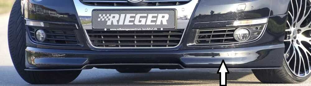 Rieger Tuning Rieger spoiler pod přední nárazník pro Volkswagen Passat 3C combi, sedan před faceliftem, r.v. 03/05-07/10, plast ABS bez povrchové úpravy
