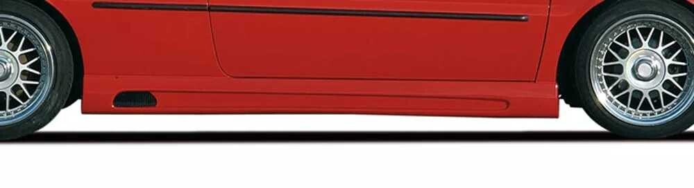 Rieger Tuning Rieger boční práh mont. strana pravá pro Volkswagen Polo 4 6N 3-dvéř., 5-dvéř., r.v. 10/94-01, plast ABS bez povrchové úpravy, s prolisem a výřezem