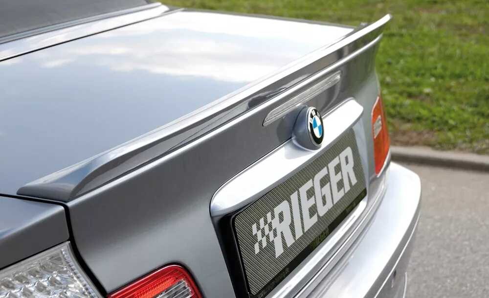 Rieger Tuning Rieger lišta na hranu víka kufru pro BMW řada 3 E46 kabriolet