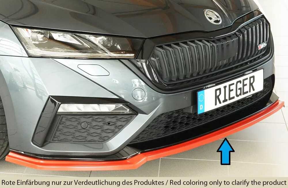 Rieger Tuning Rieger lipa pod přední nárazník pro Škoda Octavia RS NX combi, 07/20-, plast ABS bez povrchové úpravy