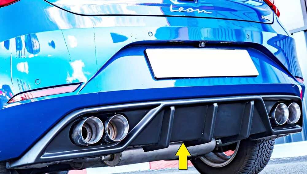 Rieger Tuning Rieger Heckeinsatz für Sport-ESD li./re. pro Seat Leon KL 5-dvéř., 04/20-, plast ABS bez povrchové úpravy, mont. strana