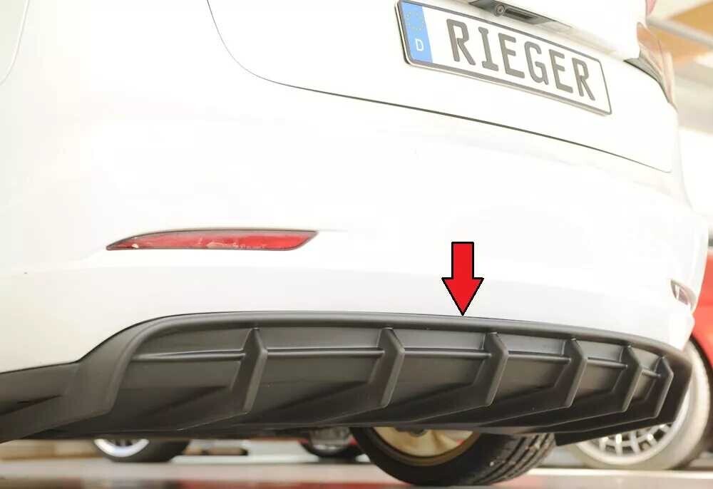 Rieger Tuning Rieger vložka zadního nárazníku pro Tesla Model 3 003, plast ABS bez povrchové úpravy