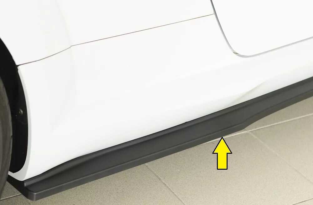 Rieger Tuning Rieger spoiler pod boční práh (ca. 19mm) mont. strana pravá pro Audi TT 8J-FV, 8S roadster, r.v. 09/18-, plast ABS bez povrchové úpravy