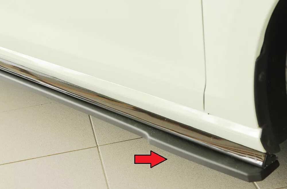 Rieger Tuning Rieger spoiler pod boční práh mont. strana pravá pro Volkswagen Golf 7 R-Line 3-dvéř., r.v. 02/17-, plast ABS bez povrchové úpravy