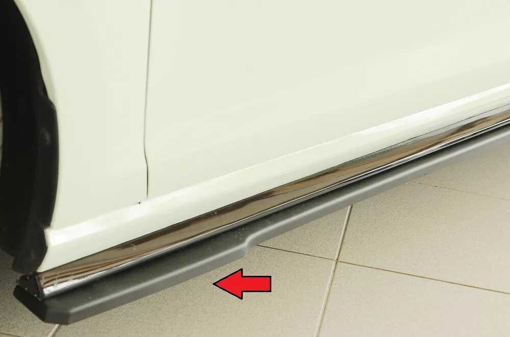 Rieger Tuning Rieger spoiler pod boční práh mont. strana levá pro Volkswagen Golf 7 R-Line 3-dvéř., r.v. 02/17-, plast ABS bez povrchové úpravy
