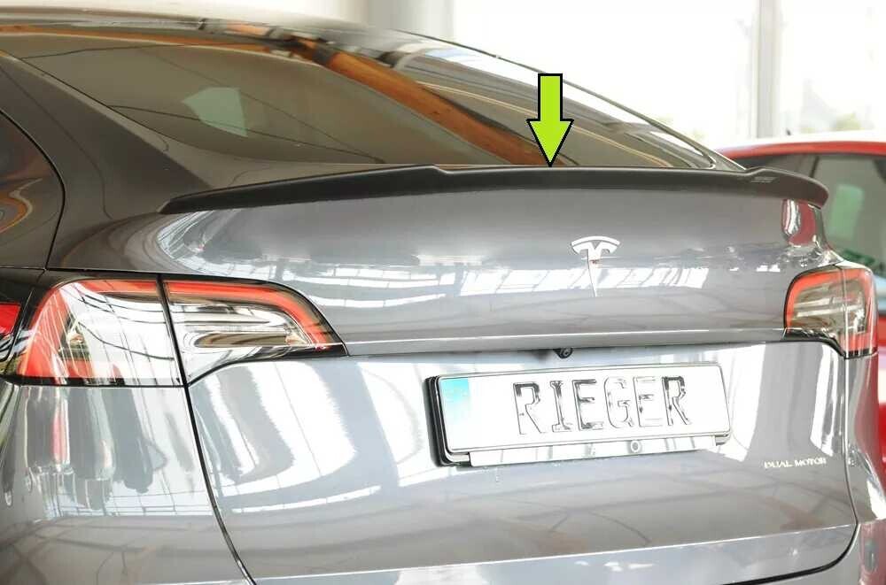 Rieger Tuning Rieger prodloužení víka kufru pro Tesla Model Y 003, plast ABS bez povrchové úpravy