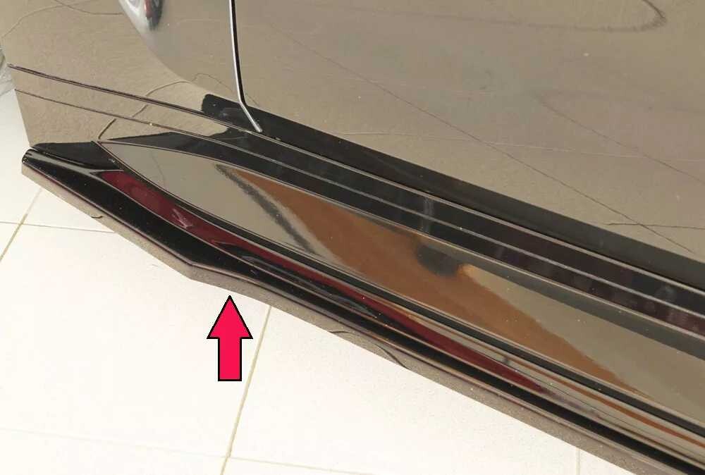 Rieger Tuning Rieger spoiler pod boční práh mont. strana levá pro BMW Řada 4 G82 M4 CSL G34MKS kupé, 07/22-, plast ABS lakovaný do černé lesklé barvy