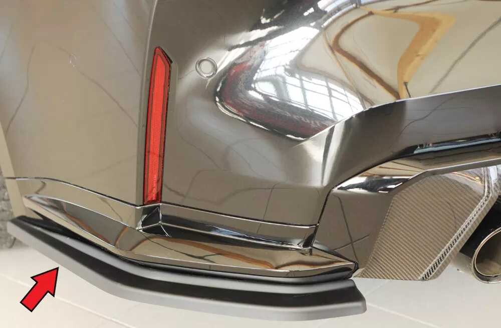 Rieger Tuning Rieger spoiler pod zadní nárazník na levé straně pro BMW Řada 4 G82 M4 CSL G34MKS kupé r.v. 07/22-, plast ABS bez povrchové úpravy