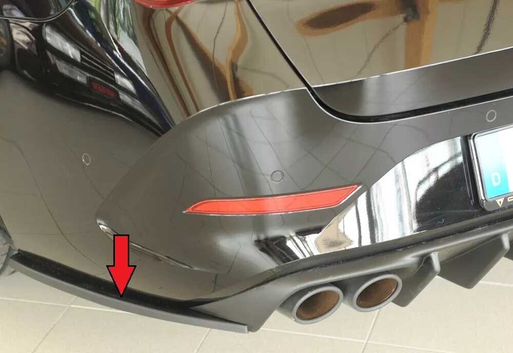 Rieger Tuning Rieger spoiler pod zadní nárazník na levé straně pro Seat Leon KL 5-dvéř. (ST/sportstourer) r.v. 09/20-, plast ABS bez povrchové úpravy