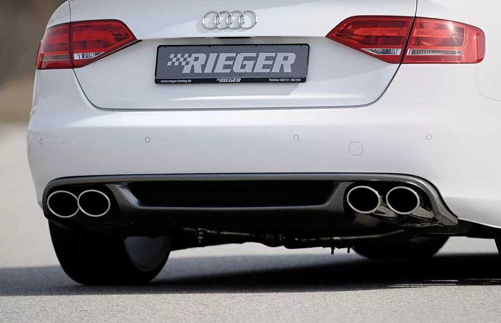 Rieger Tuning Rieger ESD Audi A4 4Zyl ?55mm Anflutung 2,0l 155kW pro Audi A4 B8, B81 sedan, 11/07-12/11, mont. strana