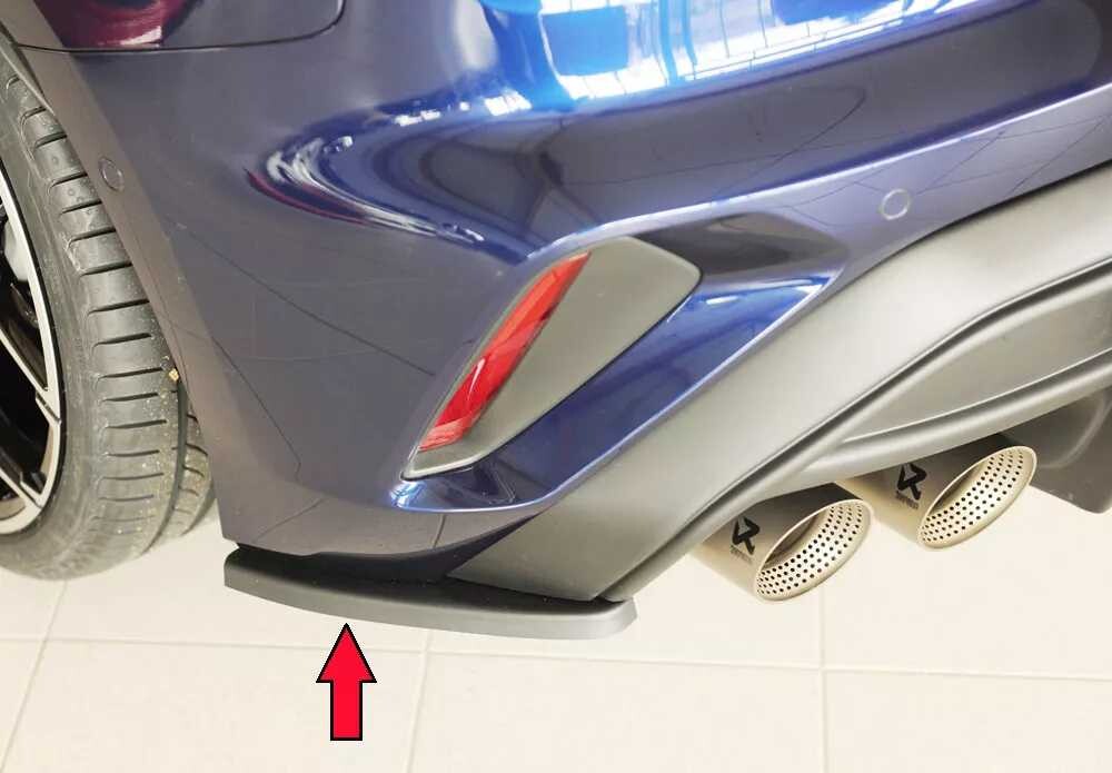 Rieger Tuning Rieger spoiler pod zadní nárazník na levé straně pro Audi A3 GY 5-dvéř. (sportback) r.v. 06/24-, plast ABS bez povrchové úpravy